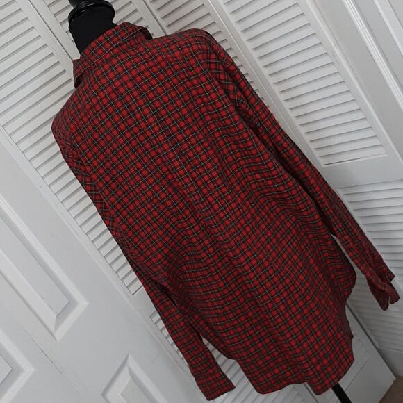 Ralph Lauren Button Down Red and Blue Shirt - Picture 3 of 7